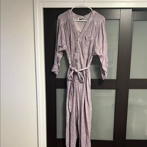 Anthropologie Lavender Jumpsuit
